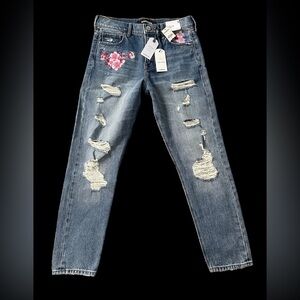 Express Vintage Skinny High Rise Jeans Women Size 0 new